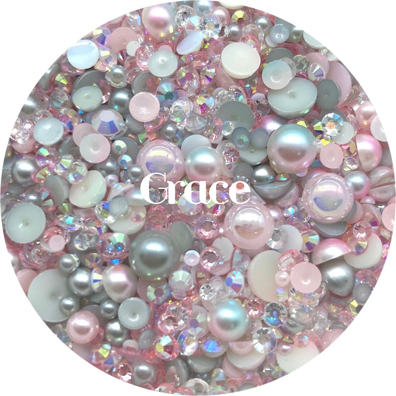Flatback Pearl & Rhinestone Mix - Grace by Glitter Heart Co.™